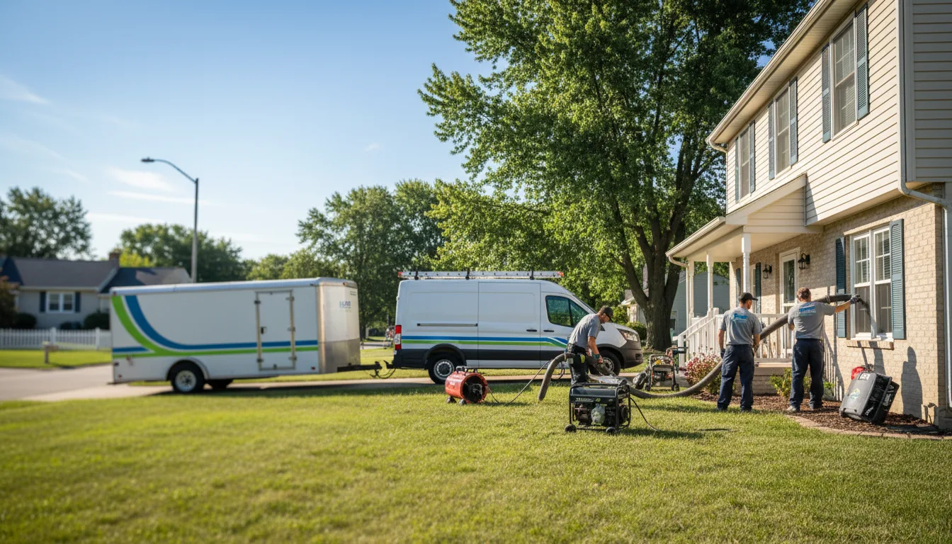 Flooded Basement Restoration And Cleanup With Repair in Navarre, OH near me